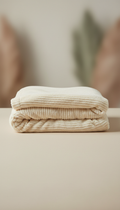 Chenille Throw Blanket with Fringe