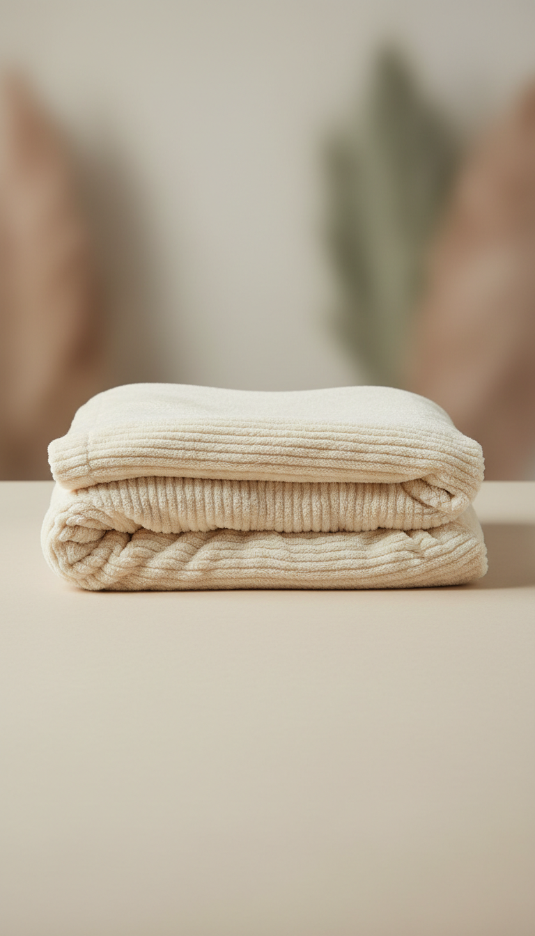 Chenille Throw Blanket with Fringe